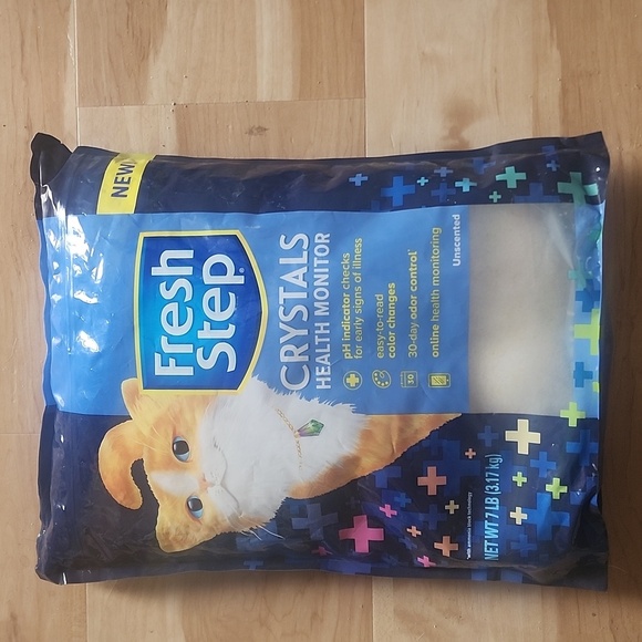 Fresh Step Crystals Health Monitoring Cat Litter Color-Changing 7lb bag - Picture 1 of 1